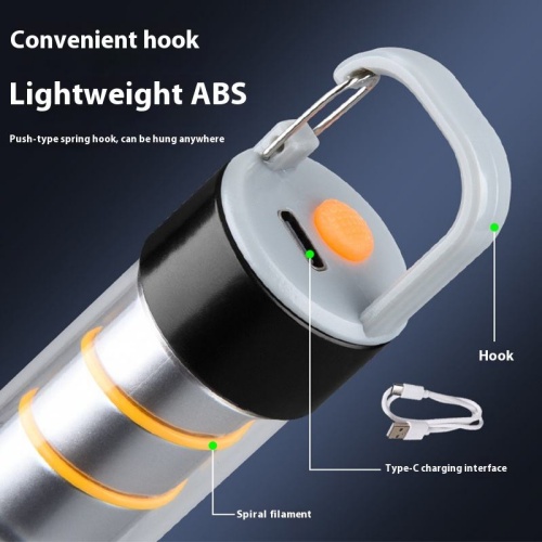 Multi-functional Type-C Rechargeable LED Camping Light Outdoor Portable Flashlight1